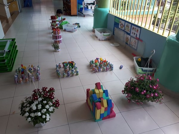 HOẠT ĐỘNG VUI CHƠI TRONG LỚP CỦA CÁC BÉ LỚP CHỒI B